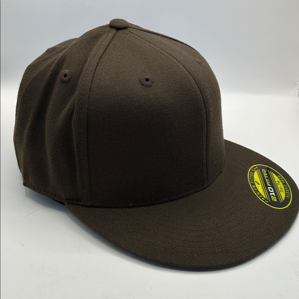Brown Fitted baseball Cap. Brand new.  Never worn - Picture 3 of 14